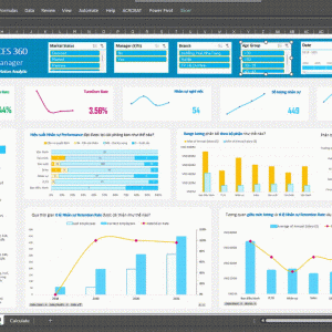 Bộ Template Excel & Power BI Cho Quản Lý Tài Chính & Báo Cáo Doanh Thu